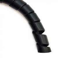 Защитная спираль для проводов 30/40 мм (чёрная)