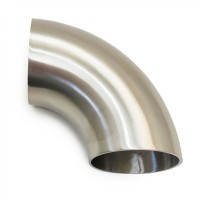 Отвод полированный Ø63.5, угол 90° (толщина стенки 1.5 мм, нержавеющая сталь AISI 304)